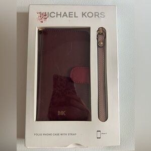 Michael Kors phone folio wristlet for IPhone X